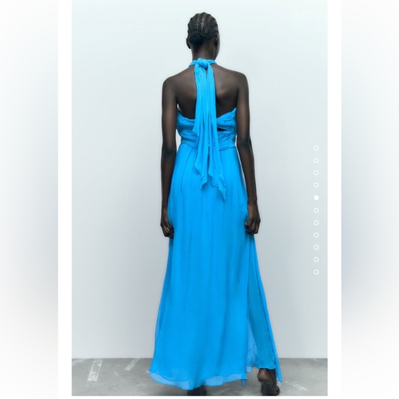 NWT Zara Cut Out Maxi Dress- S - Picture 4 of 10